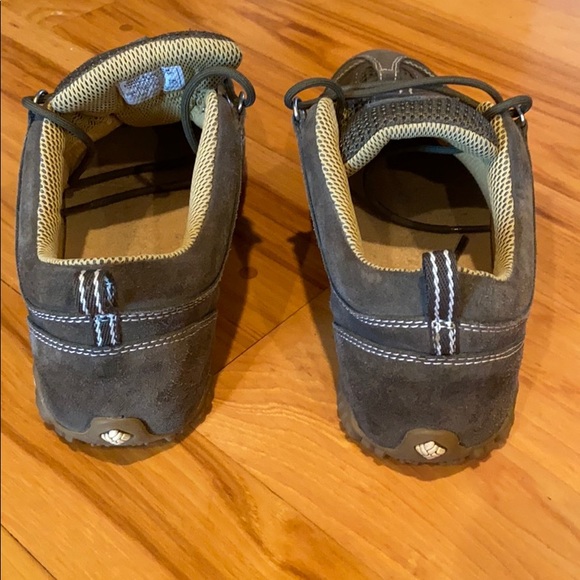 Women’s Columbia Olive Green Suede Hiking Shoes 8M - Picture 7 of 12